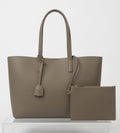MOINA - Genuine Leather Signature Tote Bag